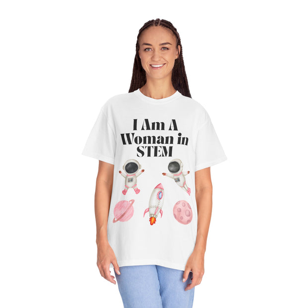 'I Am A Woman In STEM' Astronaut T-Shirt