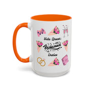 'Side Quest: Bridesmaid Duties' Accent Coffee Mug