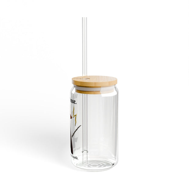 'Witch, Please. Too Much Magical To Handle' Wizard Sipper Glass