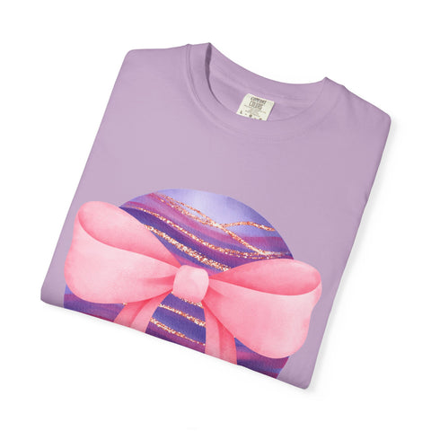 Pink/Purple Planet Wrapped In A Bow Unisex T-Shirt