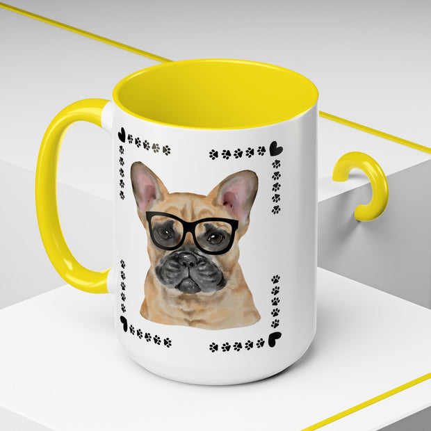 Geeky Good Pug Accent Coffee Mug