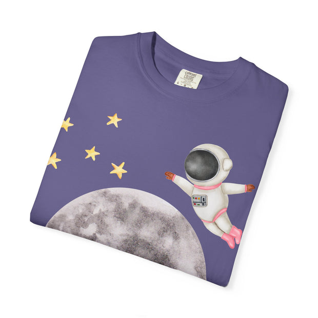 Astronaut Flying To The Moon Unisex T-Shirt