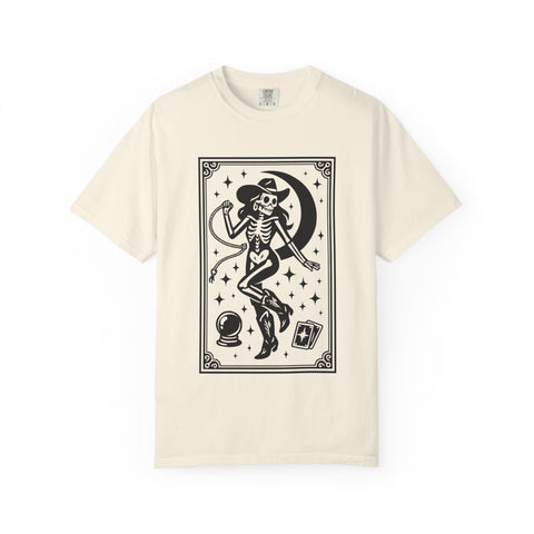 Cowgirl Skeleton Tarot Card Unisex T-Shirt