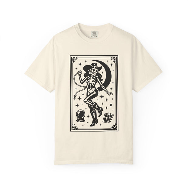 Cowgirl Skeleton Tarot Card Unisex T-Shirt