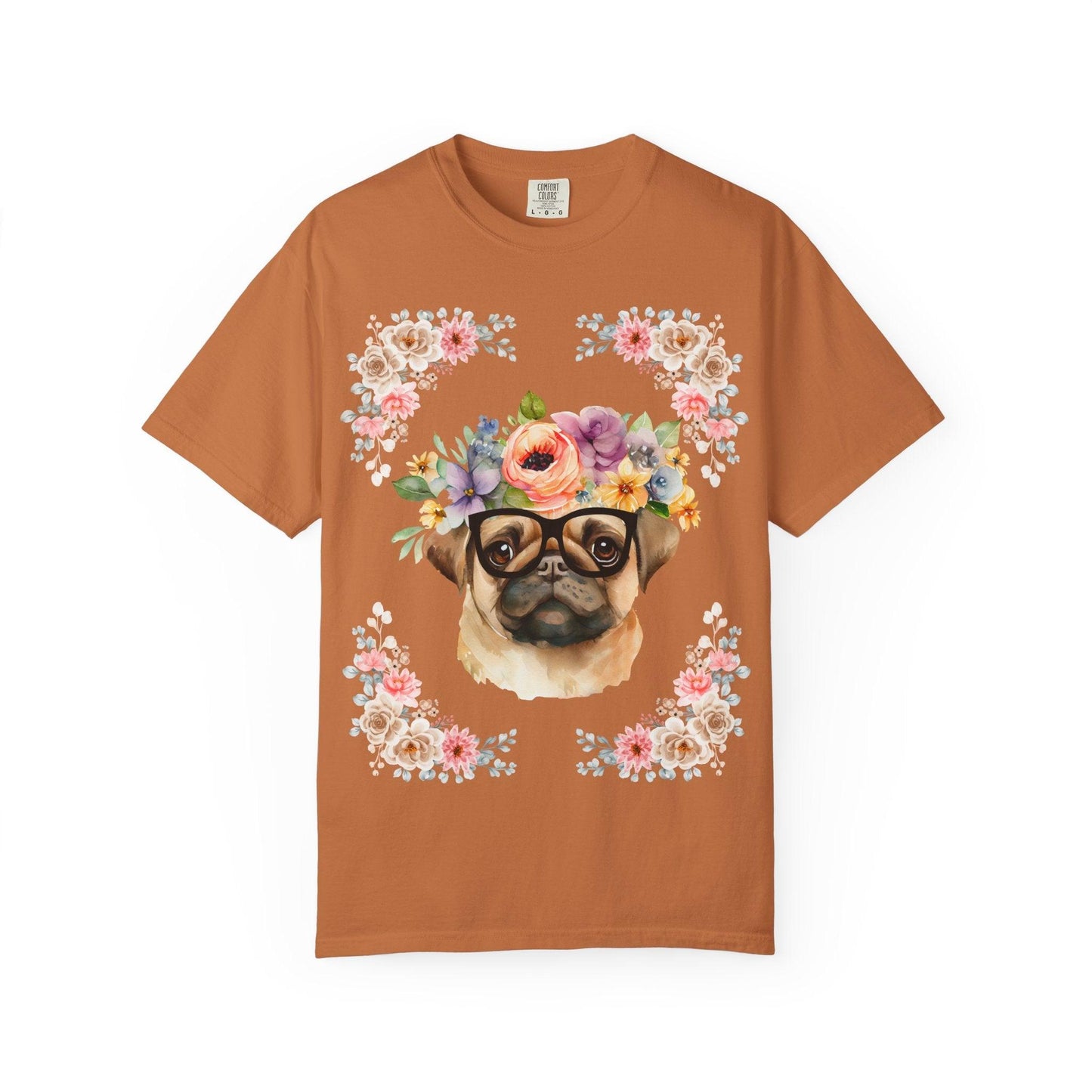 Geeky Goddess Pug Unisex T-Shirt