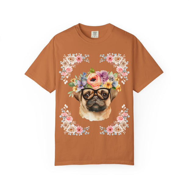Geeky Goddess Pug Unisex T-Shirt