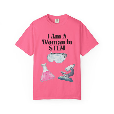 'I Am A Woman In STEM' Scientist Unisex T-shirt