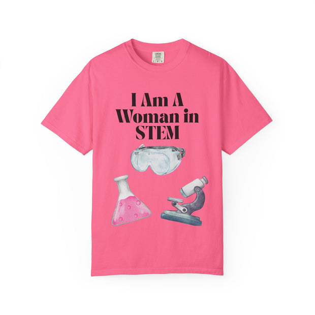 'I Am A Woman In STEM' Scientist Unisex T-shirt