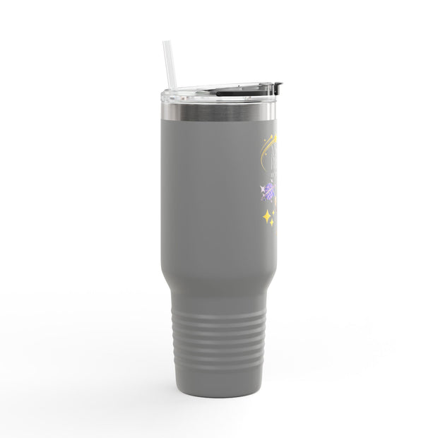 'Mercury in Retroshade: It's Not Me, It's The Planets' Insulated Travel Mug, 40oz