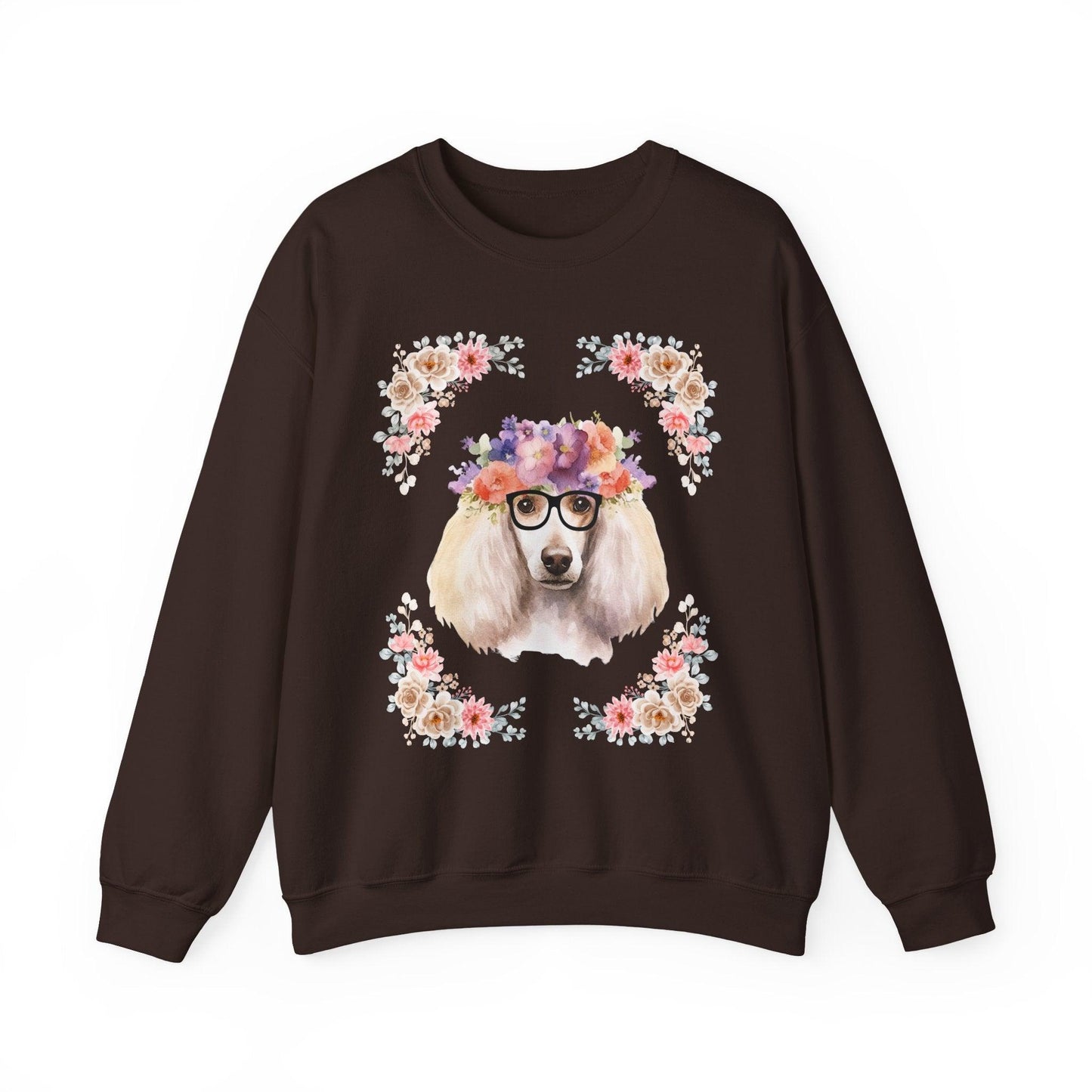 Geeky Goddess French Poodle Unisex Crewneck Sweatshirt