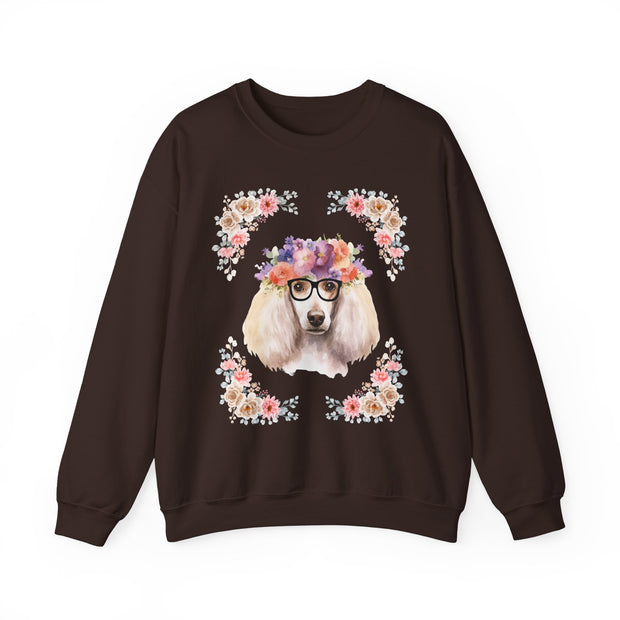 Geeky Goddess French Poodle Unisex Crewneck Sweatshirt