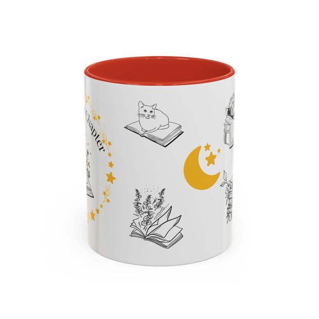 'Just One More Chapter' Accent Coffee Mug