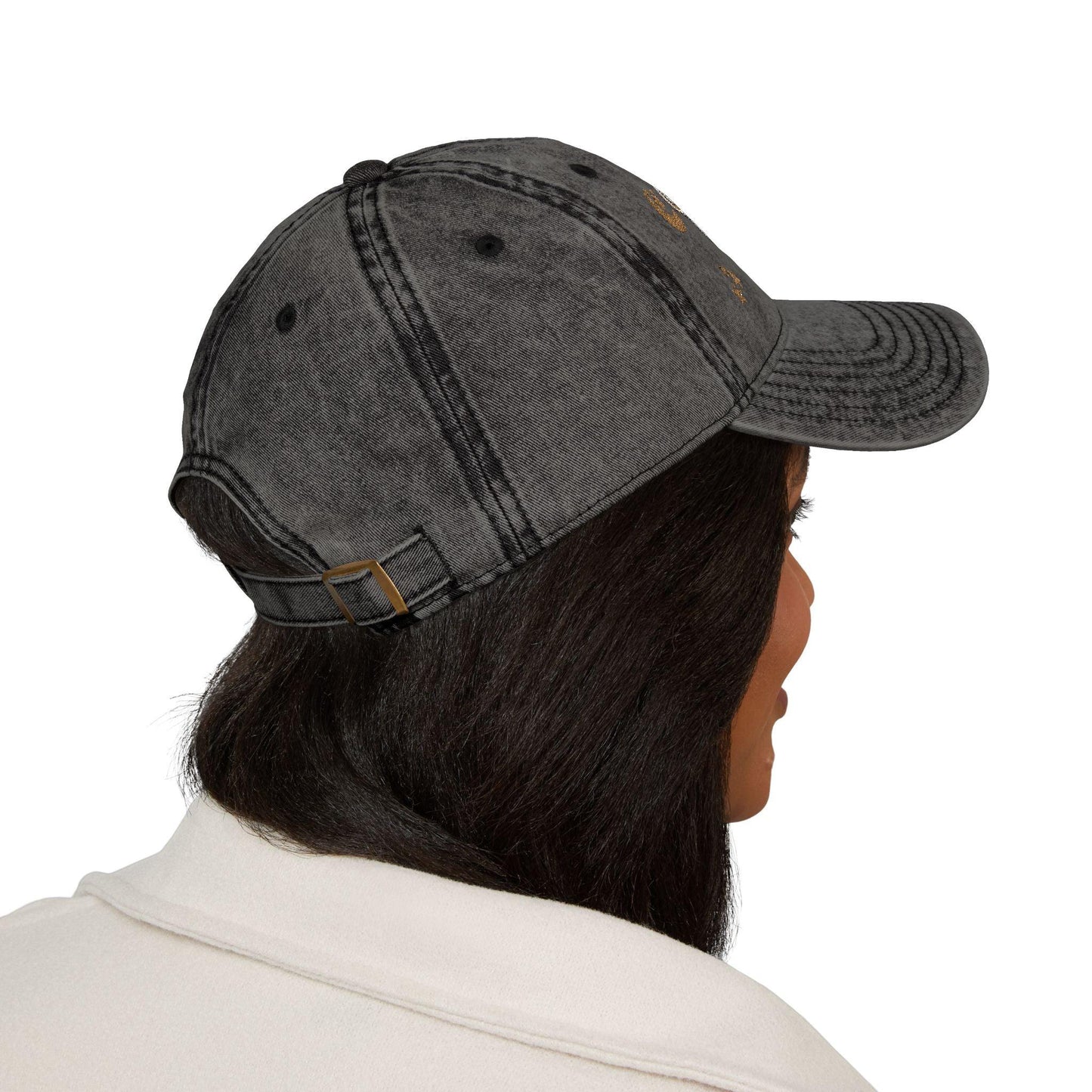 'Cancer' Vintage Embroidered Cap