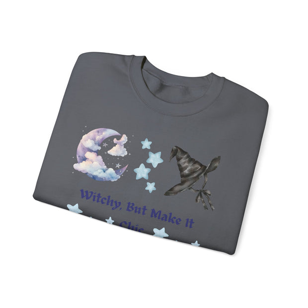 'Witchy, But Make It Cute' Unisex Crewneck Sweatshirt