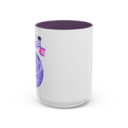 Astronaut Taking Off In Space Accent Coffee Mug