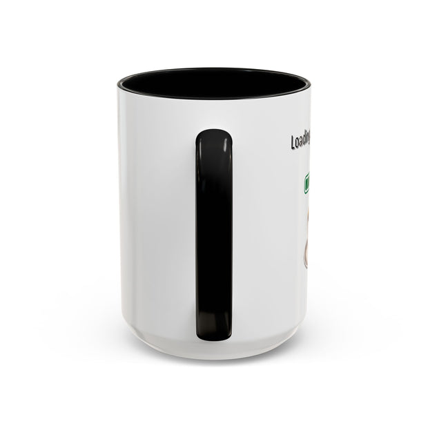'Loading...Caffeine Boost' Accent Coffee Mug