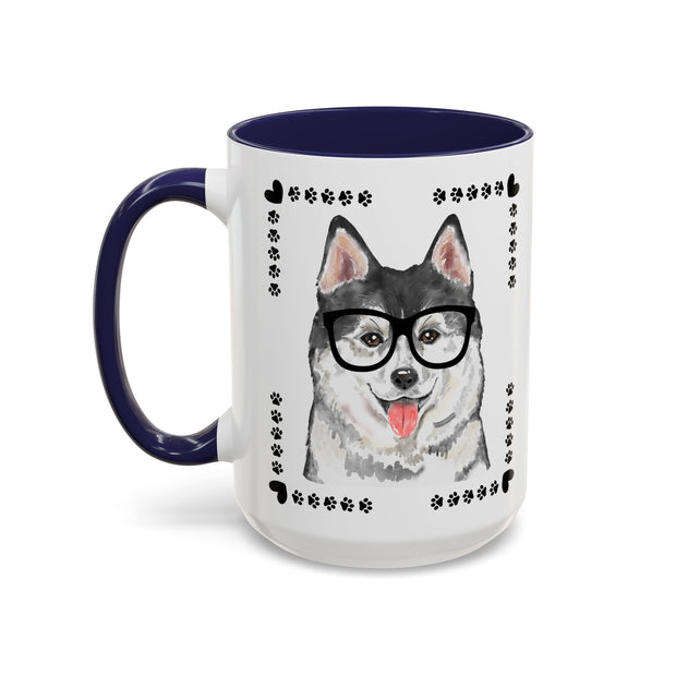 Geeky Good Siberian Husky Accent Coffee Mug
