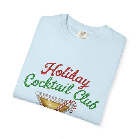 Holiday Cocktail Club T-Shirt | Let's Get Jolly Christmas Tee
