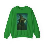 Wizard Pug Sweatshirt, Cozy Unisex Sweatshirt, Funny Pet Lover Gift, Halloween Apparel, Casual Trendy Crewneck