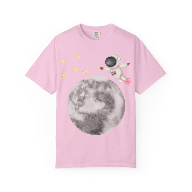 Astronaut Flying To The Moon Unisex T-Shirt