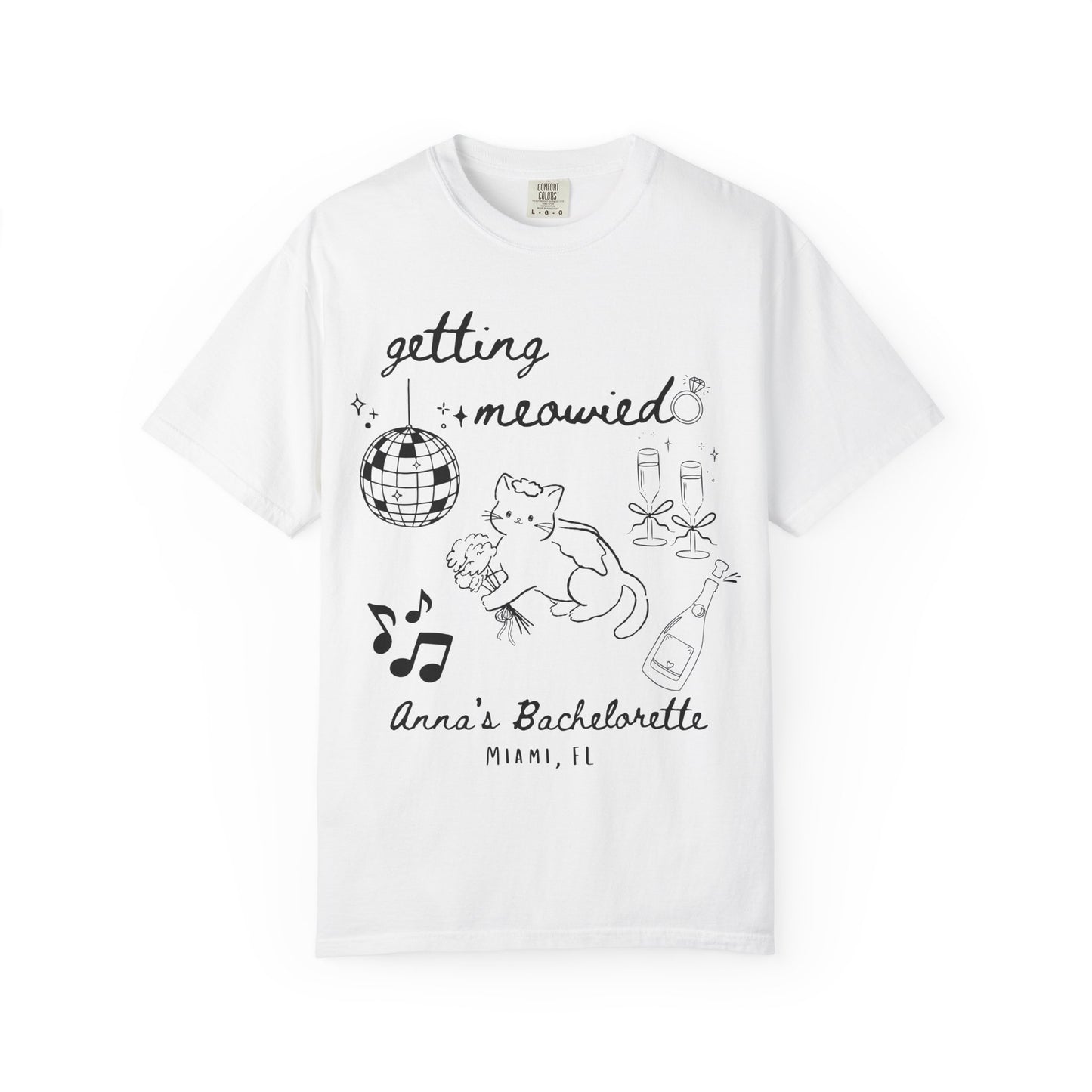 Getting Meowied Bachelorette Shirt Cat Bachelorette Shirt Cat Themed Bach Party Shirts Cat Lovers Wedding Shirts Cat Bridal Party Tees