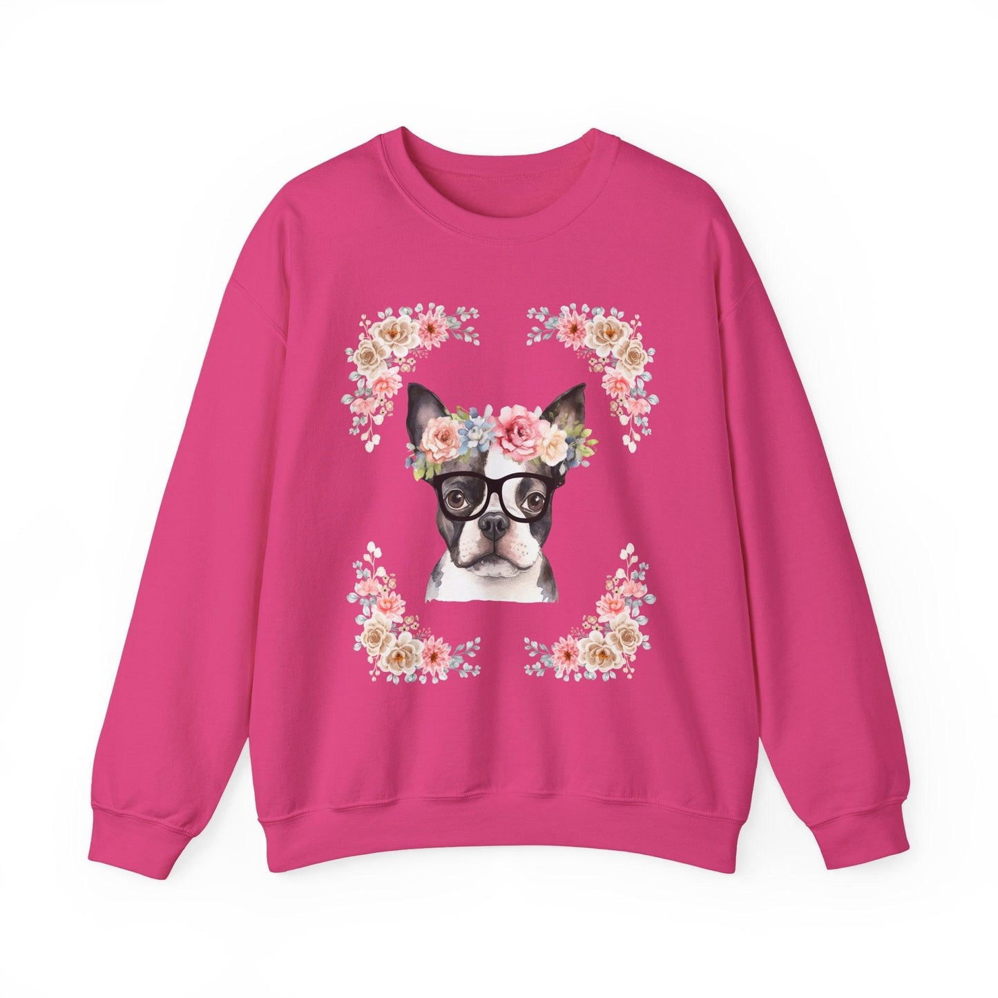 Geeky Goddess French Bulldog Unisex Crewneck Sweatshirt