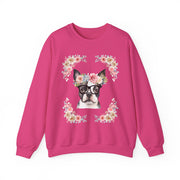 Geeky Goddess French Bulldog Unisex Crewneck Sweatshirt