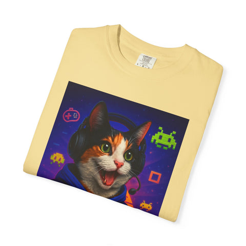 Game On Tricolored Cat Unisex T-shirt