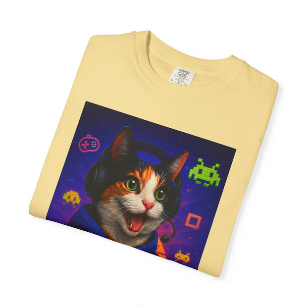Game On Tricolored Cat Unisex T-shirt