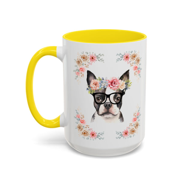 Geeky Goddess French Bulldog Accent Coffee Mug