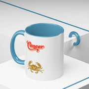 'Cancer' Zodiac Accent Coffee Mug