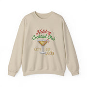 Holiday Cocktail Club Sweatshirt | Lets Get Jolly Christmas Sweatshirt
