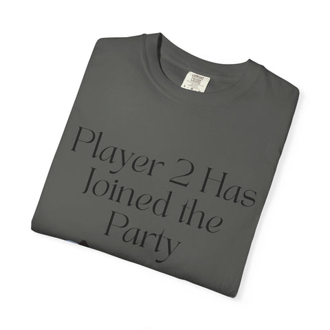 'Player 2 Has Joined The Party' 'Est. 2025' Unisex T-shirt