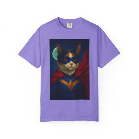 Superhero Tri-Colored Cat Unisex T-shirt