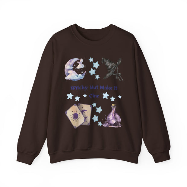 'Witchy, But Make It Cute' Unisex Crewneck Sweatshirt