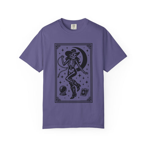 Cowgirl Skeleton Tarot Card Unisex T-Shirt