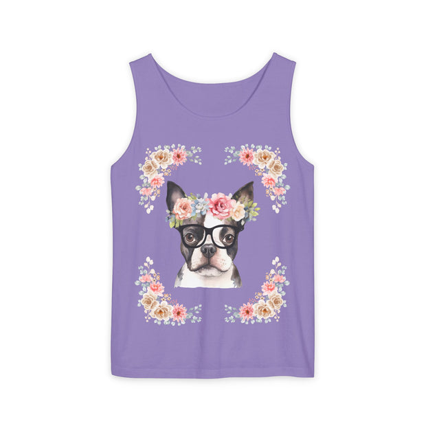 Geeky Goddess French Bullldog Unisex Tank Top