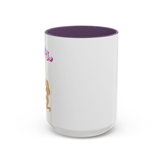 'Aquarius' Zodiac Accent Coffee Mug