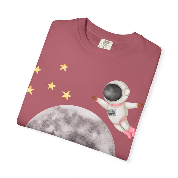 Astronaut Flying To The Moon Unisex T-Shirt