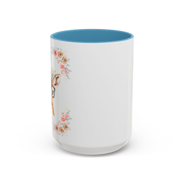 Geeky Goddess Deer Accent Coffee Mug