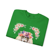 Geeky Goddess French Poodle Unisex Crewneck Sweatshirt