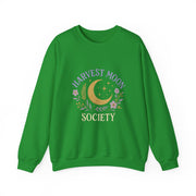 Harvest Moon Society Crewneck Sweatshirt, Cozy Autumn Sweatshirt, Unisex Fall Apparel, Moon Phase Gift, Seasonal Fashion