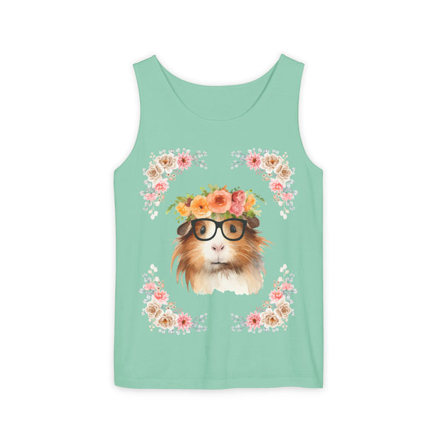Geeky Goddess Guinea Pig Unisex Tank Top