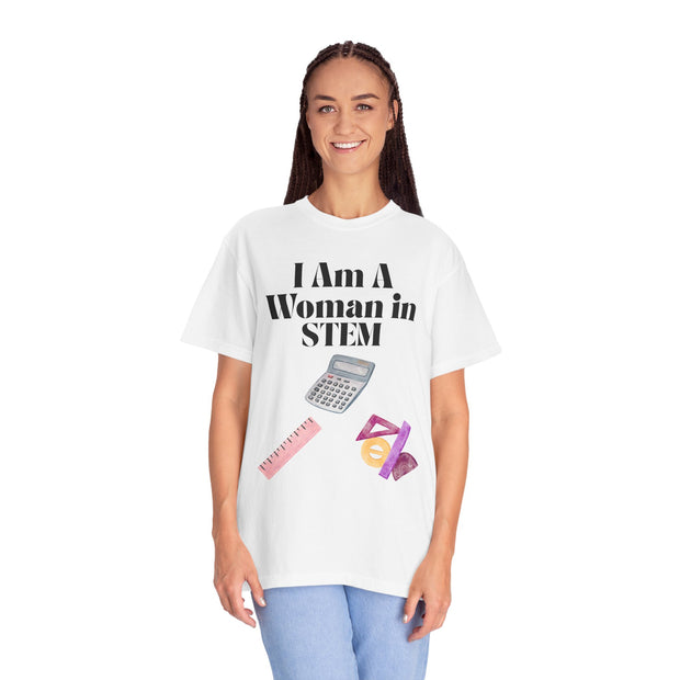 'I Am A Woman STEM' Mathematics Unisex T-Shirt