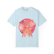 Pink/Yellow Planet Wrapped In Bow Unisex T-Shirt