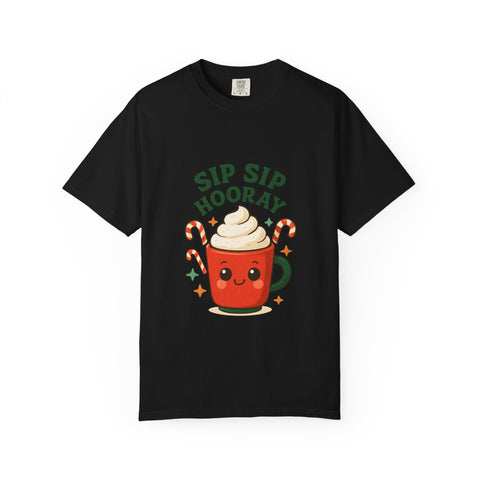 'Sip Sip Hooray' Holiday Unisex T-shirt