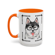 Geeky Good Siberian Husky Accent Coffee Mug