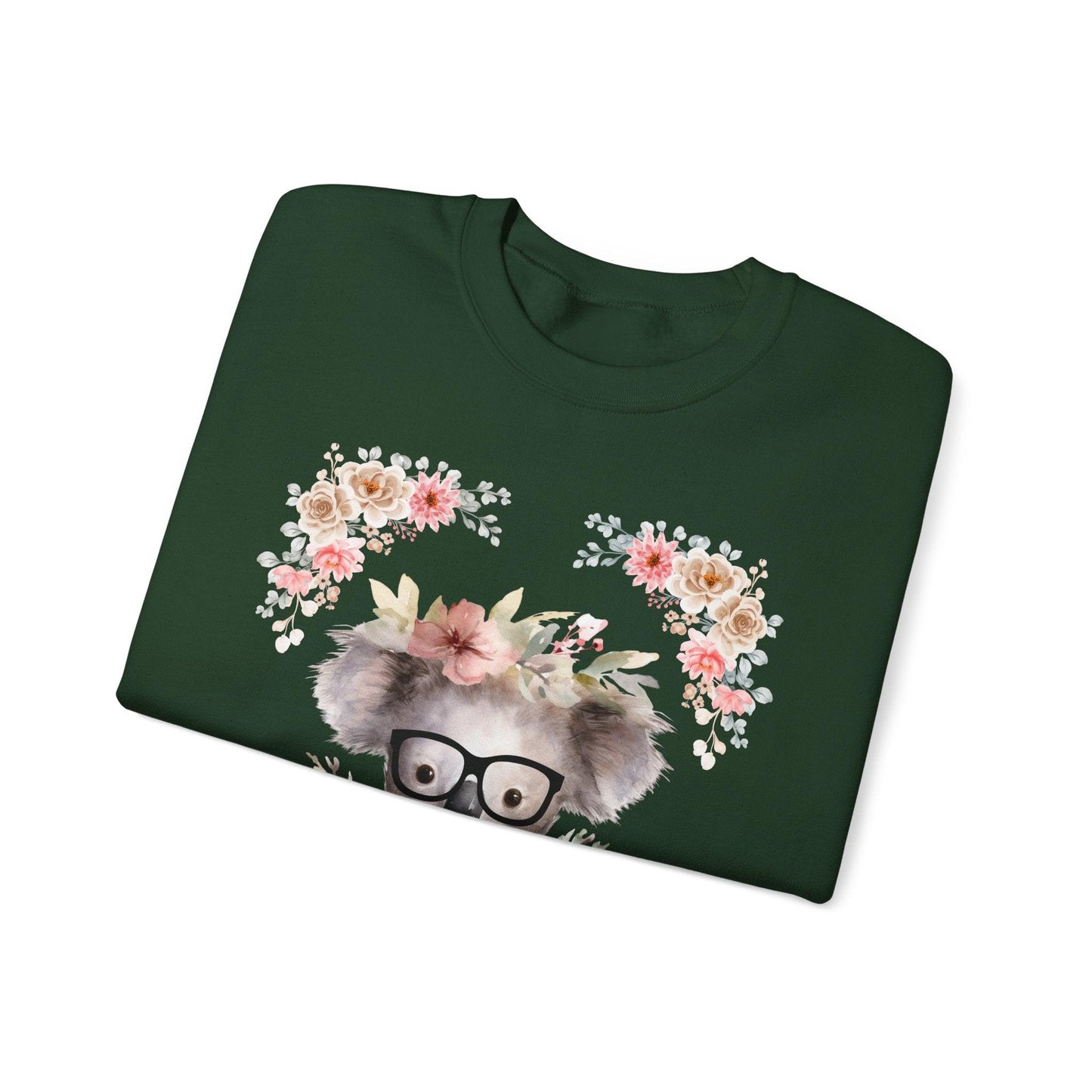 Geeky Goddess Koala Unisex Crewneck Sweatshirt
