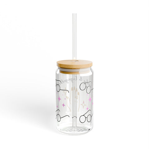 'Geeky & Engaged AF' Sipper Glass