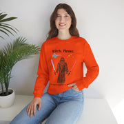 'Witch, Please. Too Much Magical To Handle.' Unisex Crewneck Sweatshirt